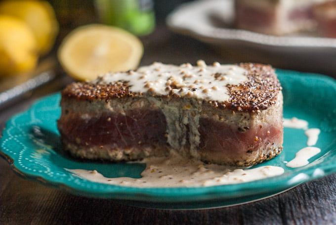 pan-seared-tuna-with-olive-wine-sauce-recipe-sparkrecipes