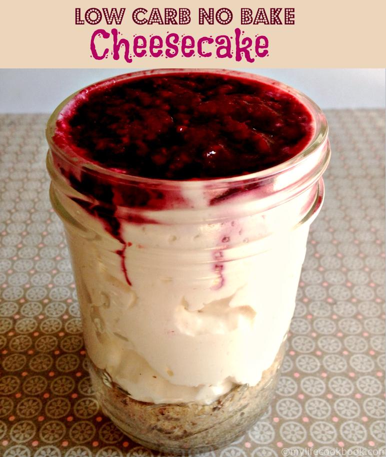 This low carb no bake cheesecake is delicious! The picture doesn't do it justice at all. My mother in law told me over an over again how much she liked it and even my son Max ate the nut crust! He never eats nuts. So this was definitely a keeper in my household.