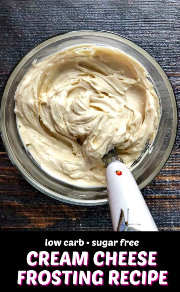 Easy Low Carb Cream Cheese Frosting Recipe - Sugar Free Too!