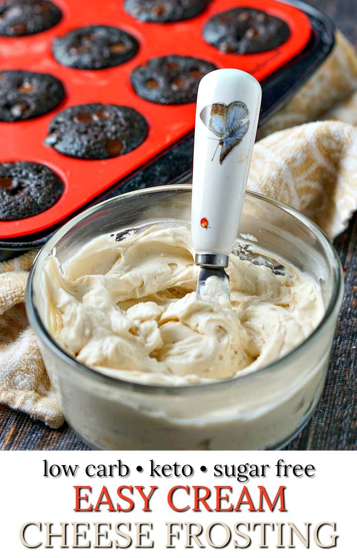 Easy Low Carb Cream Cheese Frosting Recipe - Sugar Free Too! | My Life