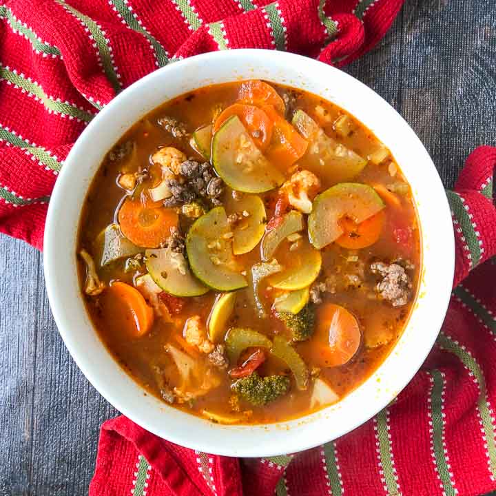 Easy Low Carb Italian Vegetable Soup