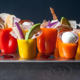 These healthy sweet pepper snacks are perfect for when you need a snack on the go. Plus they are filling enough for lunch and only take minutes to make!