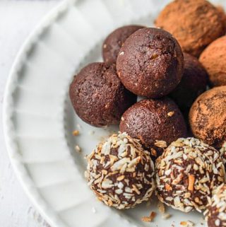Enjoy this quick and easy recipe for 3 ingredient brownie bites. Paleo, gluten free and dairy free, a healthy and delicious snack.