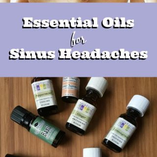 Great essential oil combination for sinus headaches.