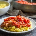 This easy tilapia pomodoro dinner is something that my friend showed me along time ago and one that my family loves. Only a few ingredients for an easy weekday meal