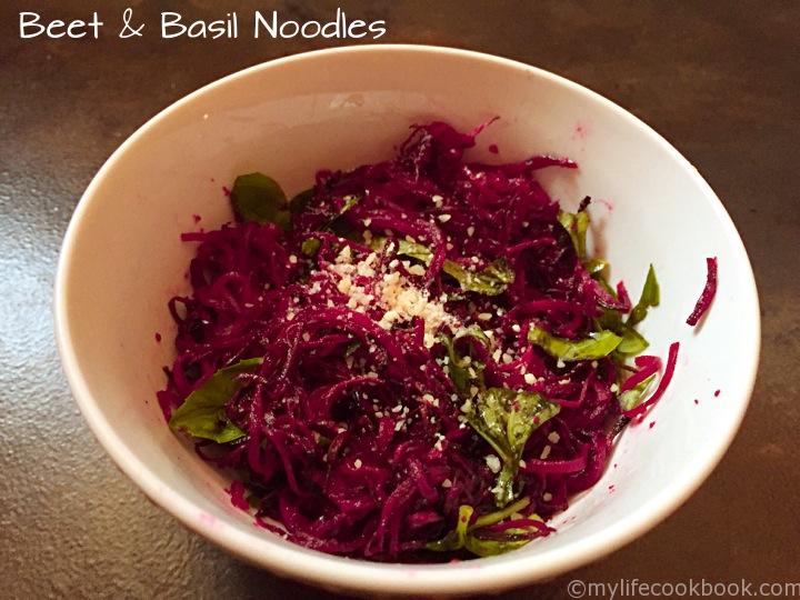 Beet & Basil Noodles