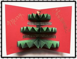 A fun Christmas craft for kids to make at school, handmade cards.