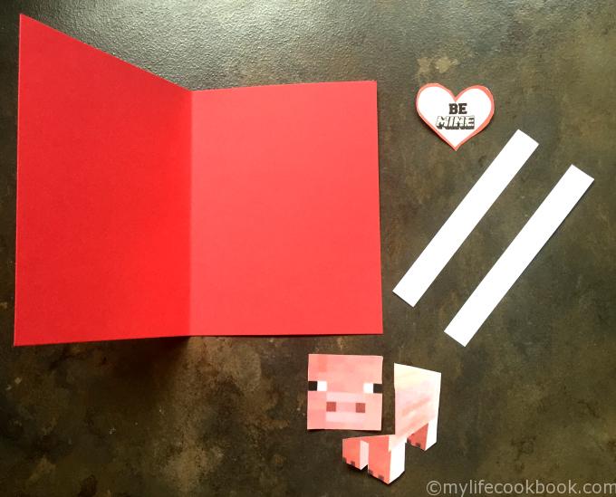 3D Valentine's (A Minecraft Pig too)