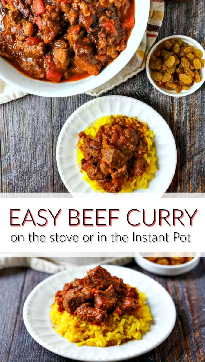 Easy Beef Curry Recipe Made On The Stove Or In The Instant Pot My