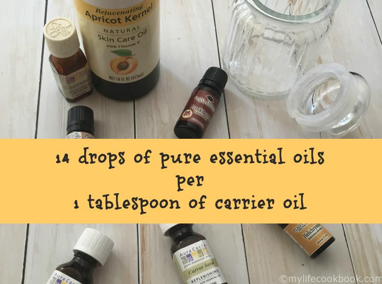 Make your own anti-aging serum using pure essential oils.