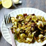 These lemon and garlic brussel sprout chips are not only healthy they are delicious and easy to make.