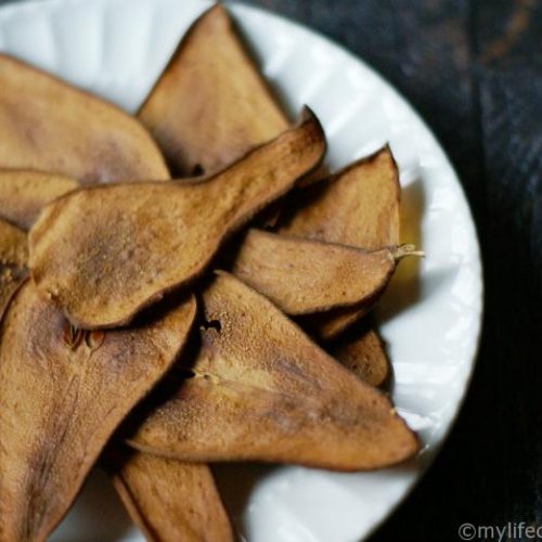Low Carb Cinnamon Zucchini Chips My Life Cookbook