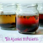 These tea infused alcohols are a tasty and unique way to serve your summer drinks.