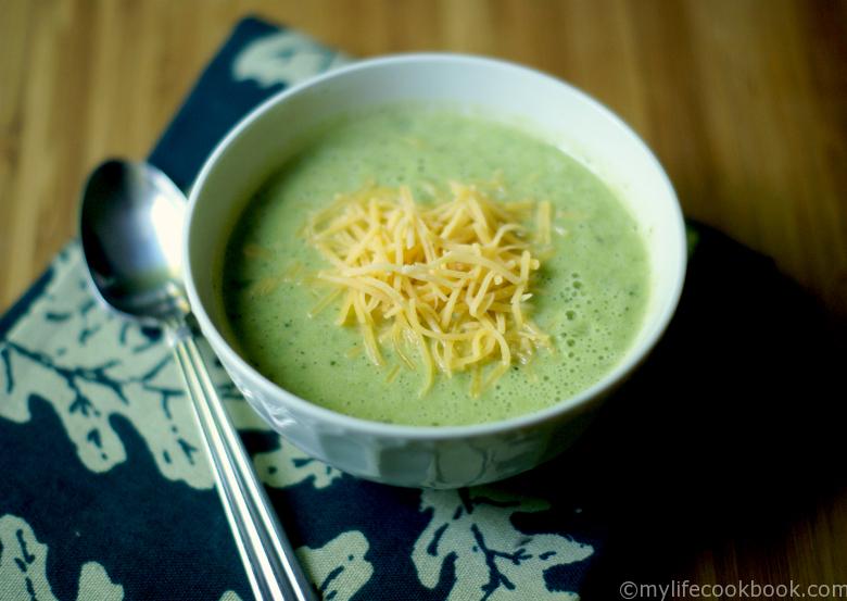 Cheesy Zucchini Soup is a quick and easy dish to make and uses all that zucchini from your garden. A healthy, tasty soup!