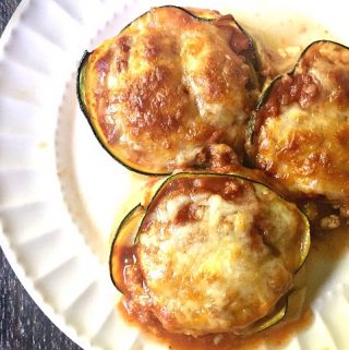These Zucchini Lasagna Cups are a fun gluten free dish that has all the taste of traditional lasagna using zucchini instead of pasta.