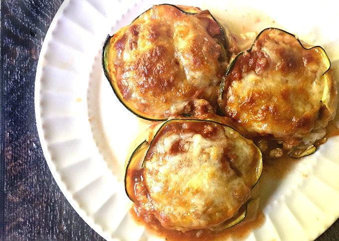 These Zucchini Lasagna Cups are a fun gluten free dish that has all the taste of traditional lasagna using zucchini instead of pasta. 