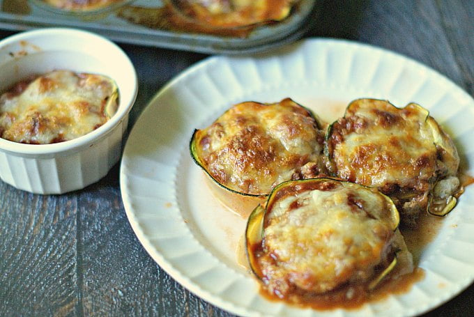 These Zucchini Lasagna Cups are a fun gluten free dish that has all the taste of traditional lasagna using zucchini instead of pasta. 