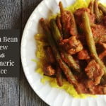 This green bean stew is perfect with fresh beans from the garden. The zesty garlic and tomato sauce is the perfect compliment to the green beans and beef cubes. Eat over rice for a delicious meal.