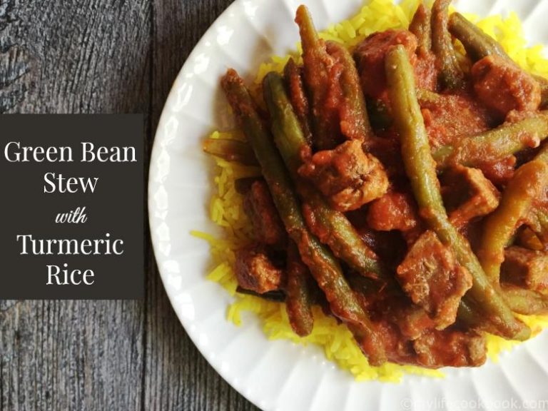 Green Bean Stew & Turmeric Rice (Make On The Stove Or In The Instant