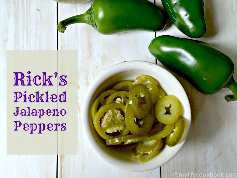 Rick's pickled jalapeño peppers recipe is a tasty use of fresh jalapeños from the garden. Much better than store bought and very easy to make.