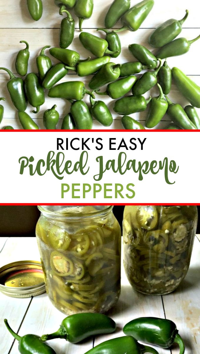raw and pickled jalapenos with text overlay