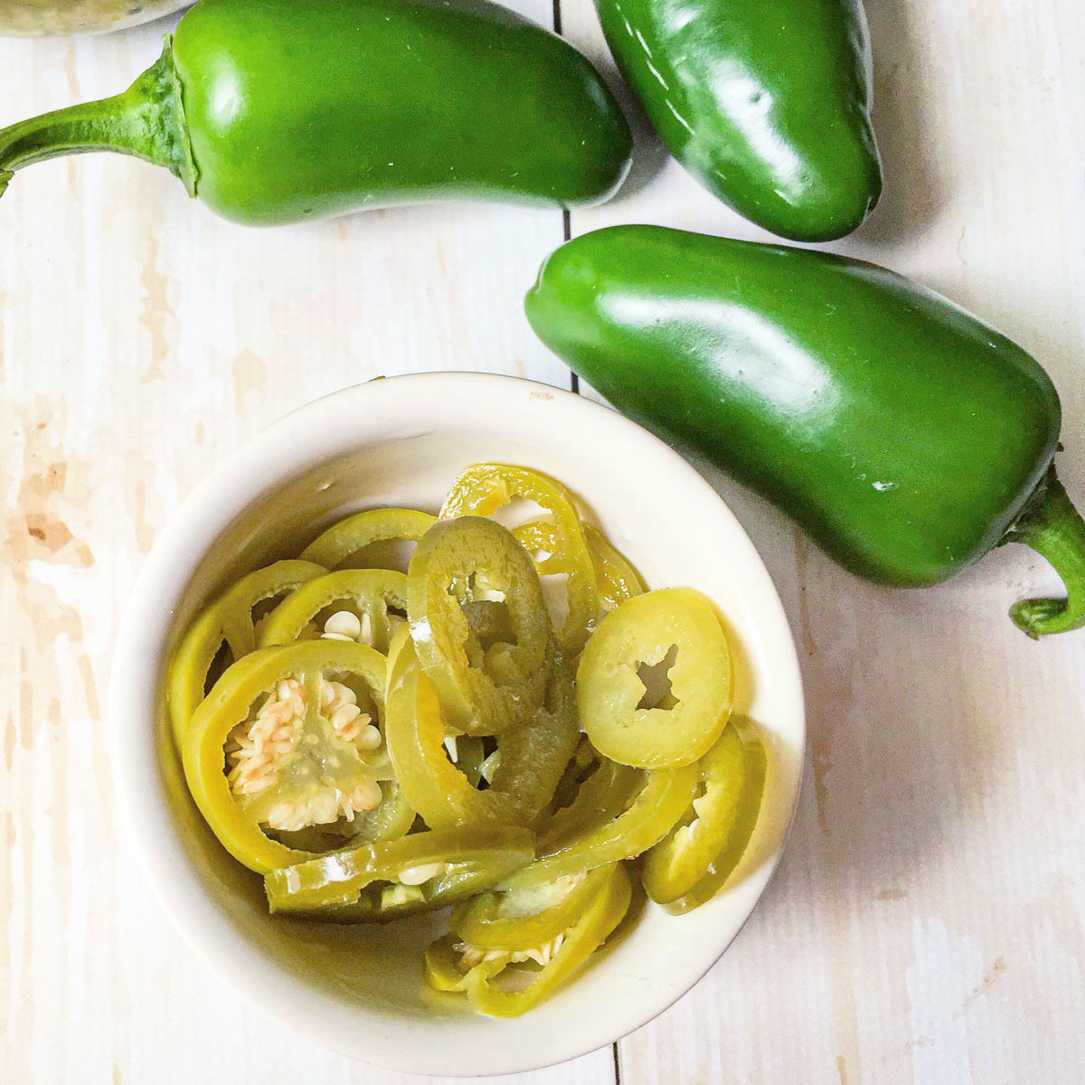 Quick Pickled Jalapeños (10 minutes prep!) - Bowl of Delicious