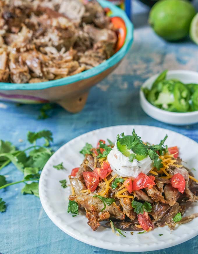 Slow Cooker Zesty Garlic Pulled Pork (low carb & Paleo)