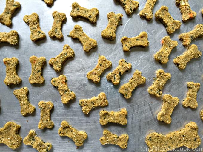 These homemade dog biscuits are so easy to make and very inexpensive. The best thing is that they are healthy for your little pup. 