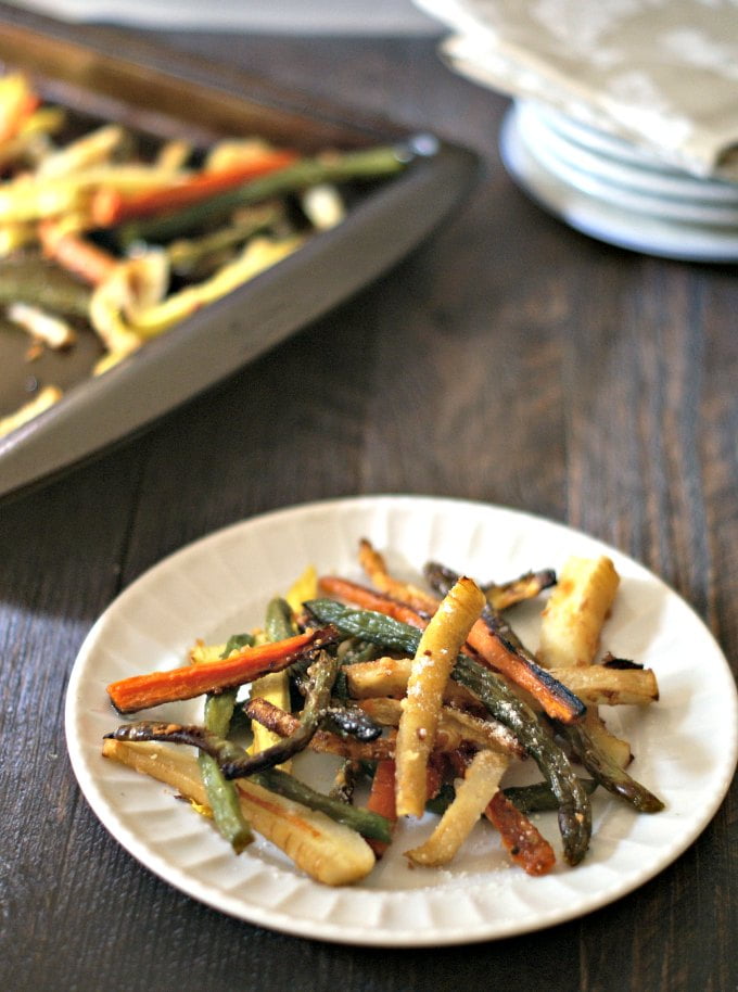 Parmesan Garlic Veggie Fries (side dish)