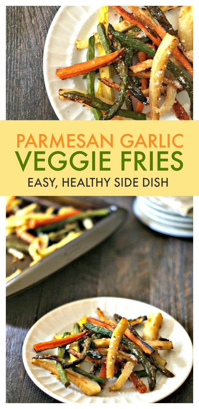 Parmesan Garlic Veggie Fries (side dish)