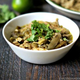 Such an easy and tasty meal made in your slow cooker. Use this shredded chicken over rice, in tortillas or as is.