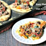 This easy flatbread is so delicious with toppings of sausage, peppers, spinach and Asiago cheese. Make a delicious dinner for your family in minutes.