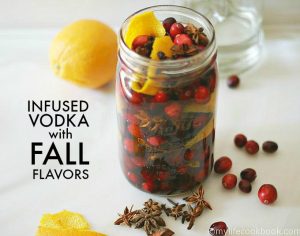 Enjoy the flavors of fall in the infused vodka using cranberries, oranges, cloves and star anise. A great low carb drink for fall.