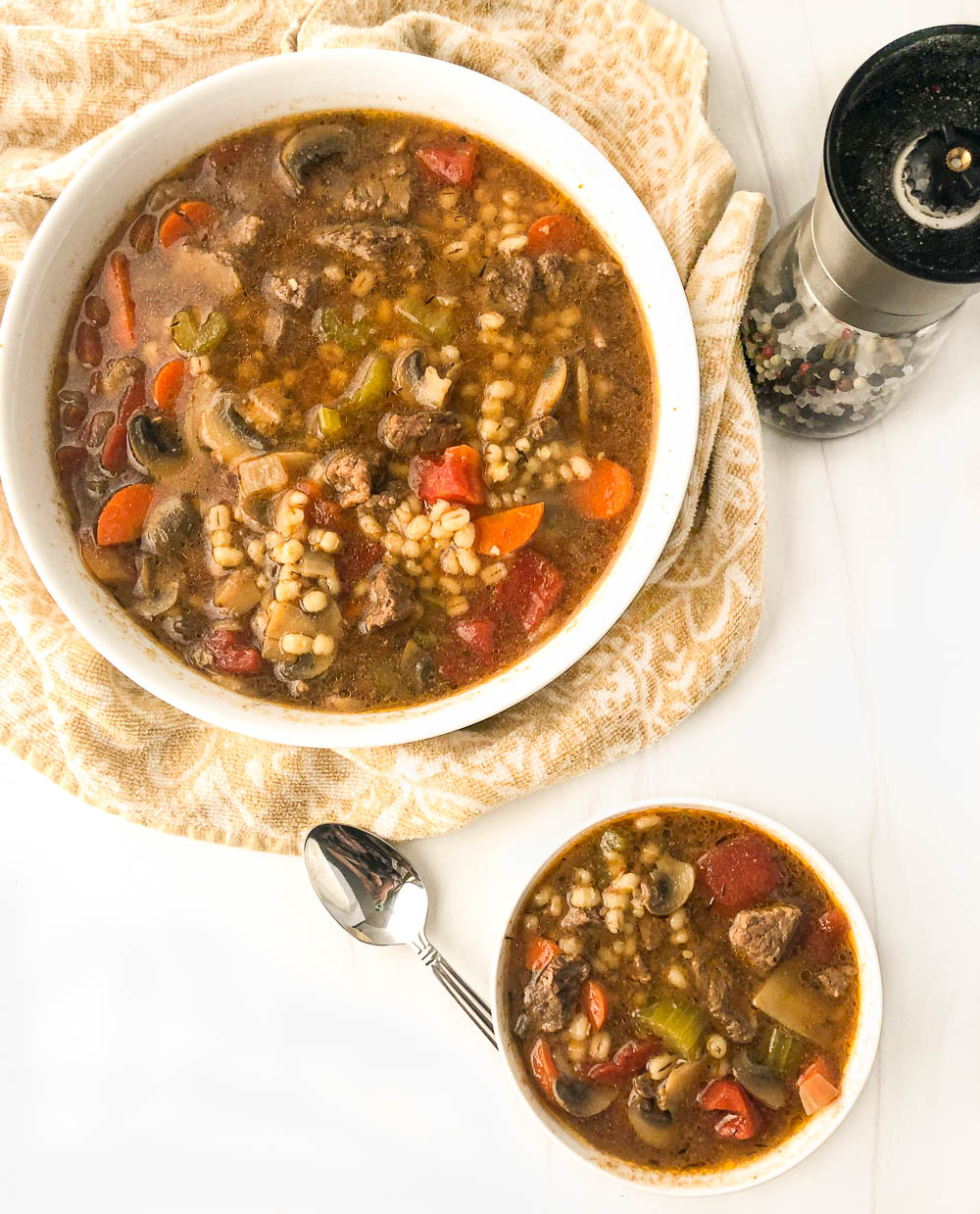 Traditional Beef and Barley Soup Recipe - Chef Billy Parisi