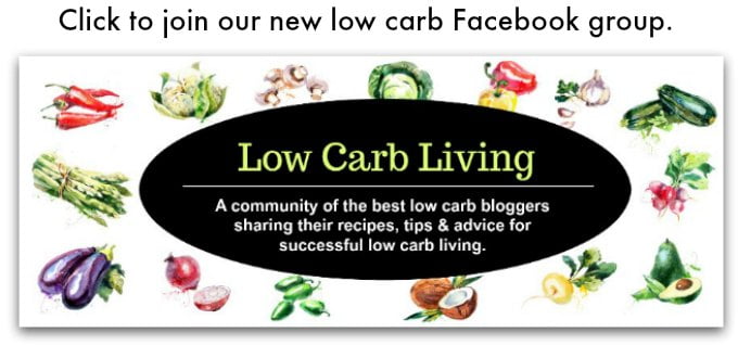 A low carb Facebook Group that offers the best recipes, tips and advice from the best low carb bloggers!