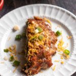 This Mexican chili meatloaf is based n my mother's chili. It's a delicious change from everyday meatloaf and is grain free.