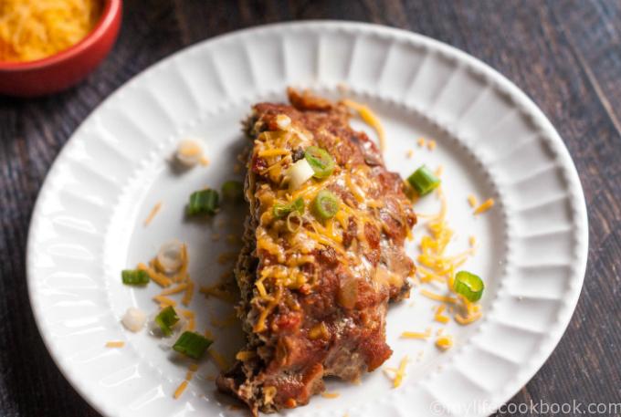 This Mexican chili meatloaf is based n my mother's chili. It's a delicious change from everyday meatloaf and is grain free.