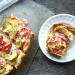 This antipasto french bread pizza can be made in 15 minutes start to finish. An easy, tasty quick weekday meal.