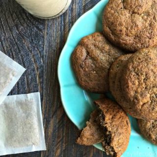 These low carb spice tea cookies are now my go to cookie on a low carb diet. Only a few ingredients and minutes to make and 0.8g net carbs.