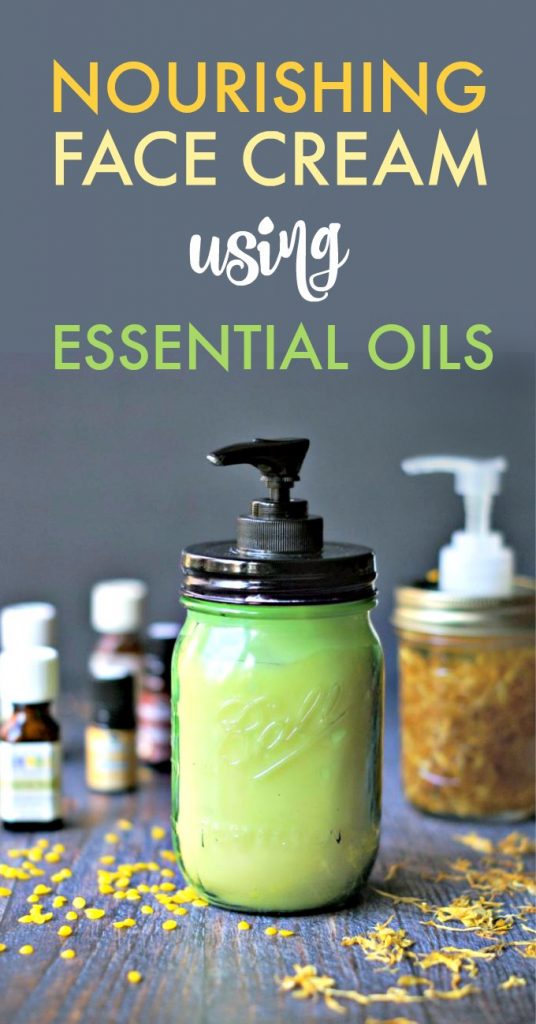Nourishing Face Cream Using Essential Oils My Life Cookbook