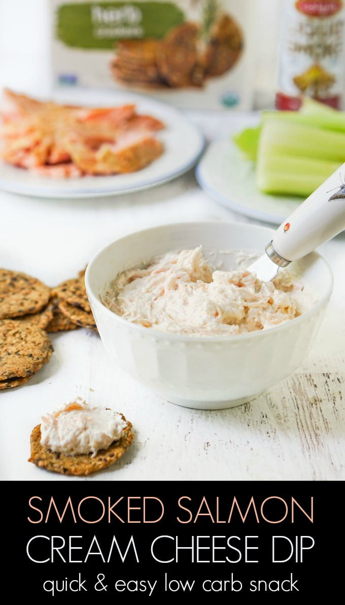 Smoked Salmon Cream Cheese Dip 5 Minutes For An Easy Keto Snack! My