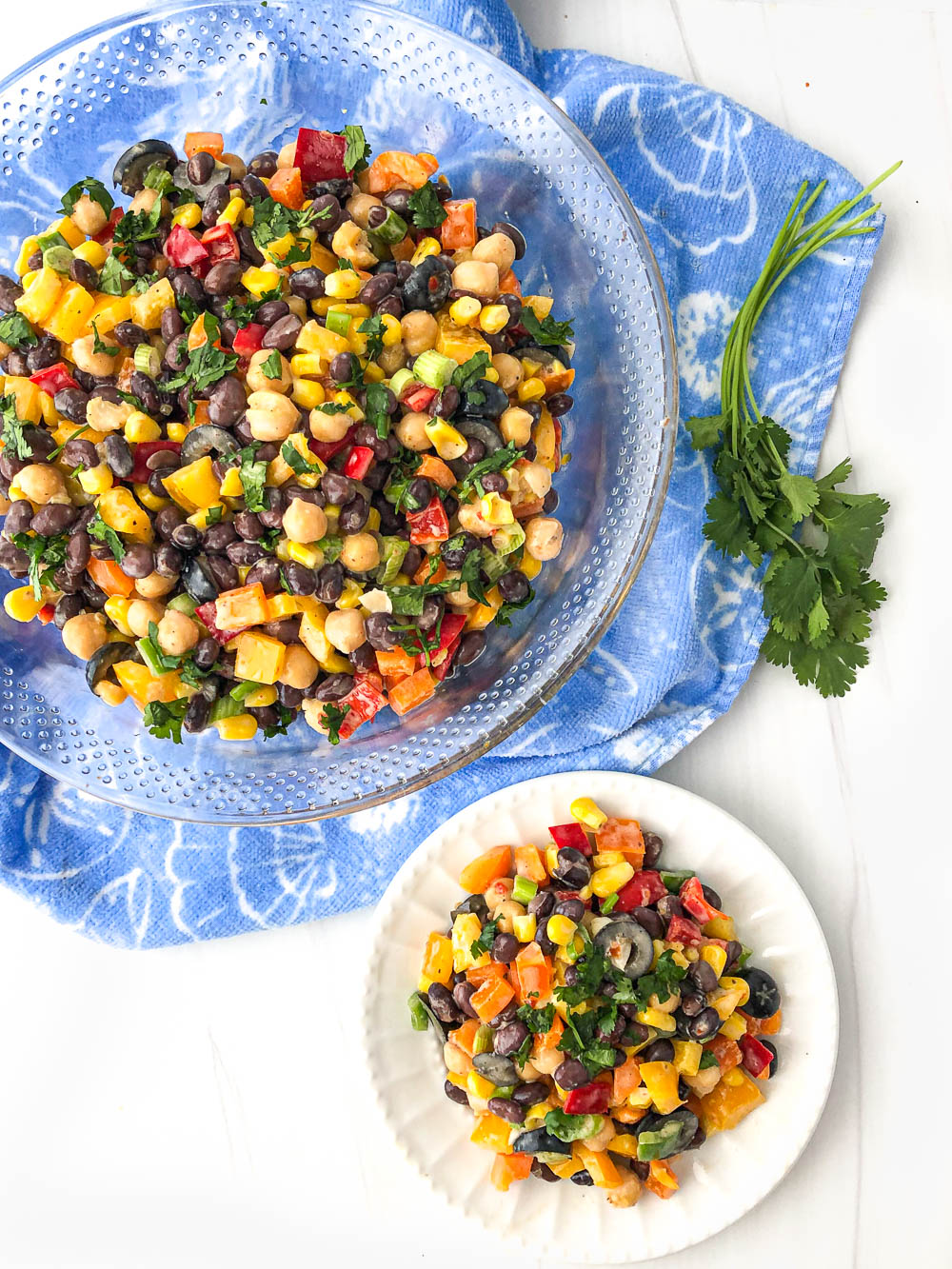 Easy Bean Salad Dip Perfect Summer Salad or Appetizer Dip for Parties!