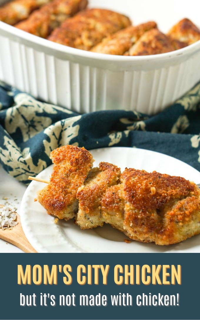 Mom's City Chicken Recipe An easy family favorite weeknight dinner! My Life Cookbook