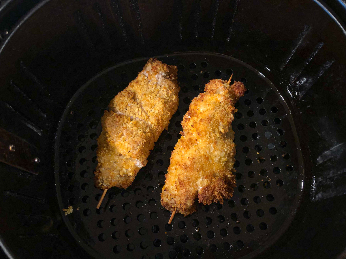 Air Fryer Chicken Wraps - The Hangry Economist