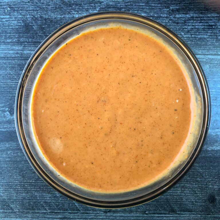 Keto Creamy French Dressing easy homemade dressing in 5 minutes!
