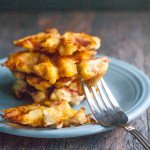 These chicken ham & swiss waffles are low carb and most tasty. Only a few ingredients and a few minutes to make.