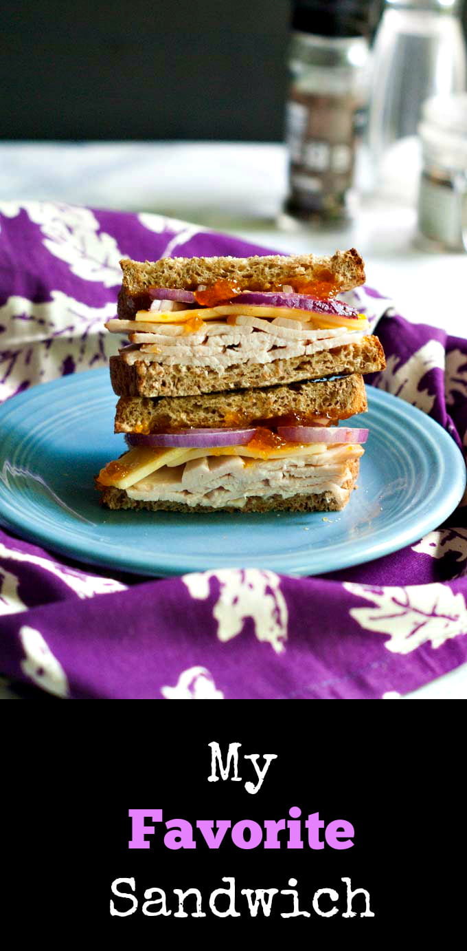 This turkey apricot cheddar sandwich has all the elements of the perfect sandwich.