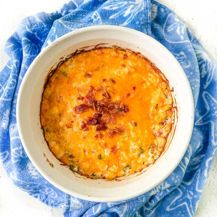 Hot Jalapeno Corn Dip with Bacon