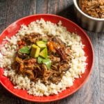 This slow cooker chipotle pork recipe is an easy dinner that can be eaten in a variety of ways. A versatile, easy and delicious meal! Low carb, Paleo and a great freezer meal.