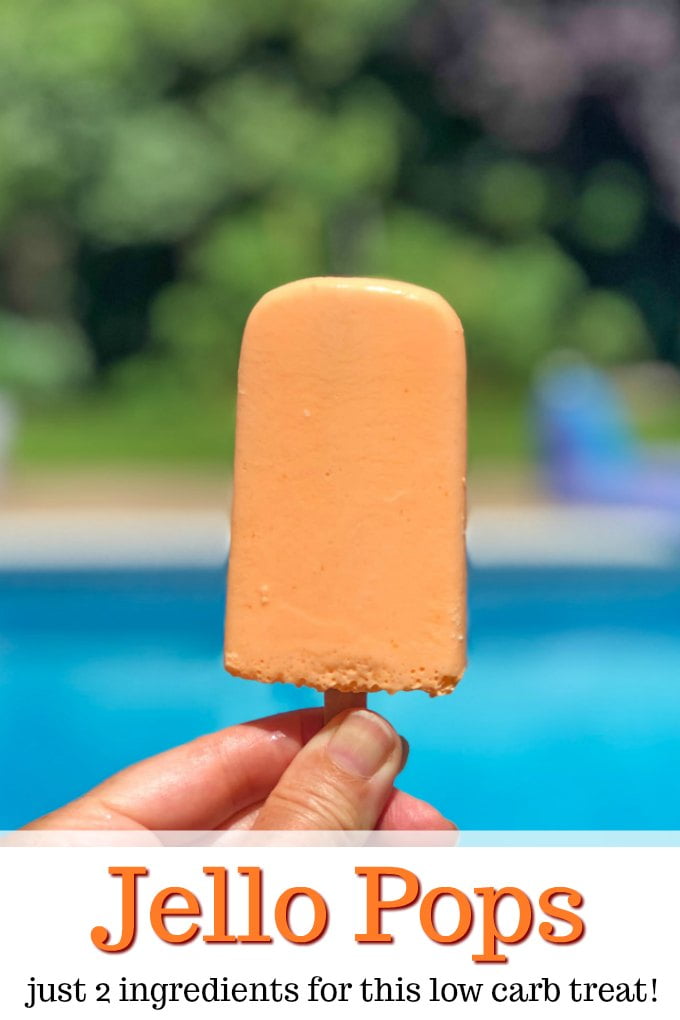 Low Carb Jello Pops just 2 ingredients for this keto frozen treat